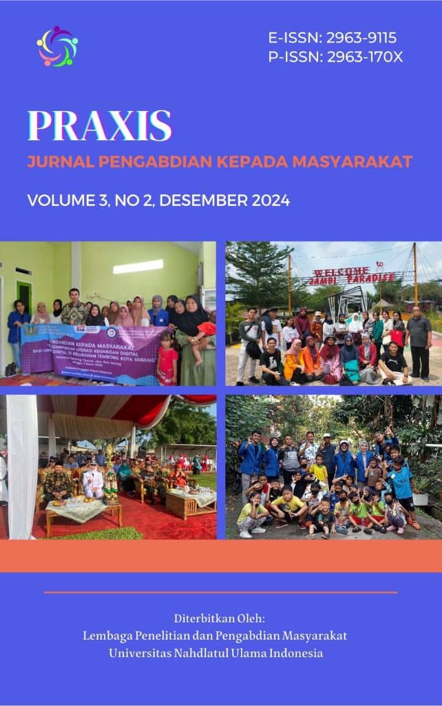PRAXIS: Jurnal Pengabdian Kepada Masyarakat